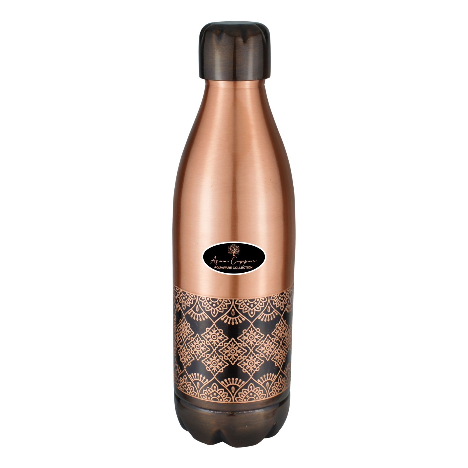 Mini Aqua Cu Bottle rich heritage carving